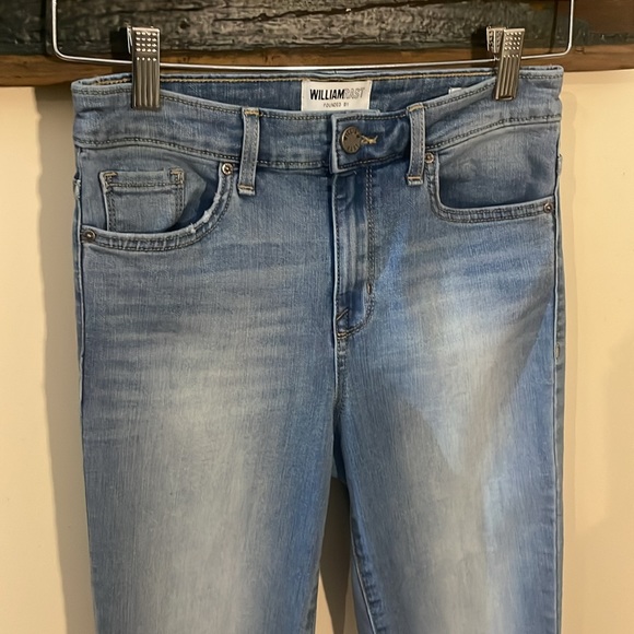 William Rast High Rise Slim Straight Jeans Size 25 JR - Picture 7 of 16